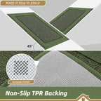 BEQHAUSE Indoor Door Mat 36" x 60", Dirt Trapper Door Mats Non-Slip Entryway - Image 4