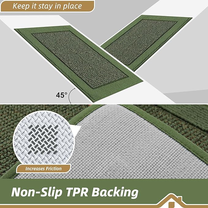 BEQHAUSE Indoor Door Mat 32" x 48", Dirt Trapper Door Mats Non-Slip Entryway - Image 4