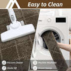 COSY HOMEER Plaid Door Mat 20" x 32", Dirt Trapper Entryway Rugs, Non-Slip - Image 7