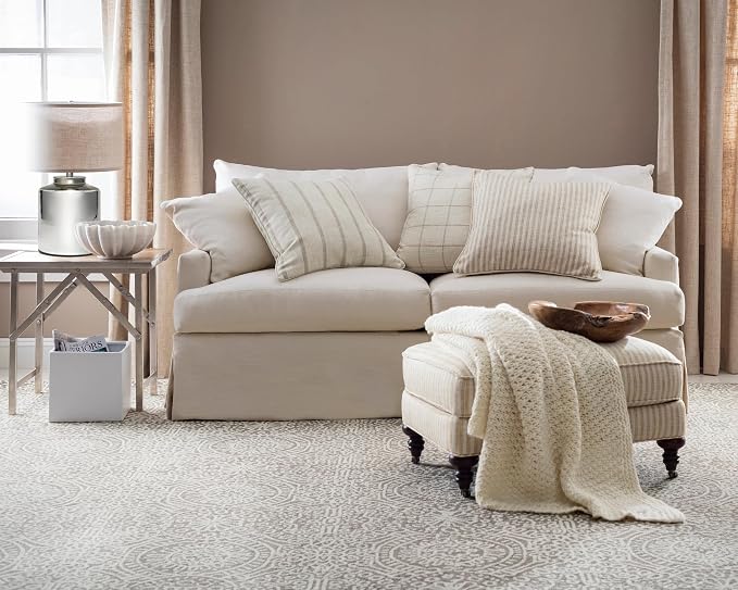 Dash & Albert Temple Taupe Hand Micro Hooked Wool Rug, 2 X 3 Feet, Tan - Image 7