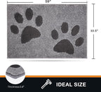 PURRUGS Dirt Trapping Door Mat 33.5" x 59", Non-Skid/Slip Machine Washable - Image 2