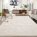 RUGSREAL Bedroom Area Rug 4x6 Modern Abstract Area Rug Stain Resistant Small - Image 8