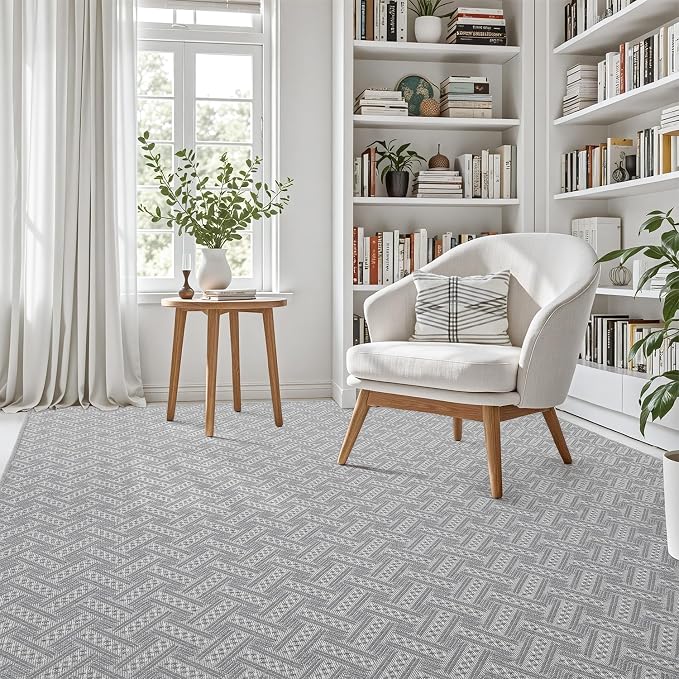 LUMI Washable Area Rug 5x8 for Living Room, Ultra Soft Modern Neutral Rugs - Image 9