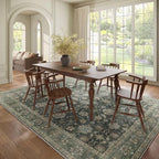 Washable 8x10 Area Rugs for Living Room, Boho Non-Slip Vintage Distress Large - Image 3