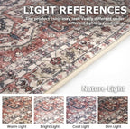 KOZYFLY Long Runners for Hallways 2x10 Ft Washable Kitchen Runner Rug Boho - Image 3
