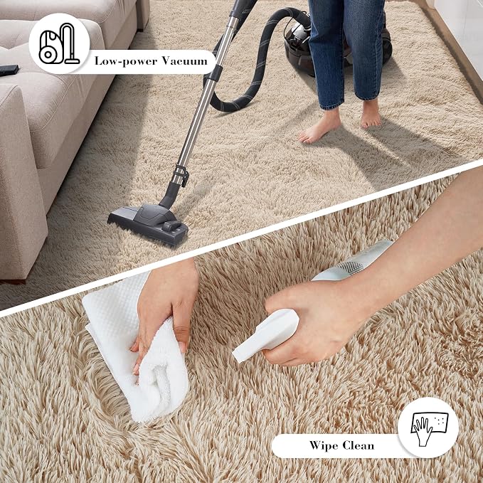 Soft Runner Rugs for Bedroom, Bedside Rug for Living Room Bedroom Kids Room - Image 7