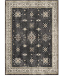 RUGGABLE Washable Vintage Area Rug – Verena Dark Wood 5x7, Stain-Resistant by RUGGABLE