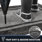 PURRUGS Dirt Trapping Door Mat 24" x 84", Non-Slip/Skid Machine Washable - Image 5