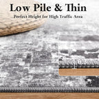 Washable Abstract Rug, 3x5 Modern Area Rugs - Image 8