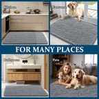 OLANLY Dog Door Mat for Muddy Paws 30x17, Absorbs Moisture and Dirt, Absorbent - Image 8