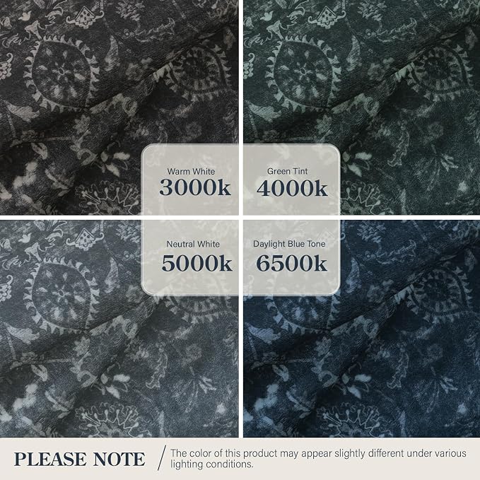Lahome Washable 9x12 Area Rugs for Living Room, Dark Lurxry Non Shedding Carpet - Image 6