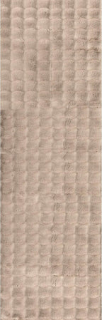 Nuloom Jeni Taupe, Solid Faux Rabbit, Fluffy and Cozy, High Traffic, Stain - Image 7