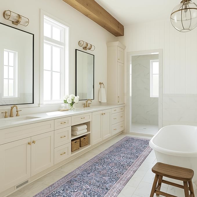 Fame Rugs Turkish Rug. Washable Vintage Oriental Antique Inspired Traditional by FameRugs