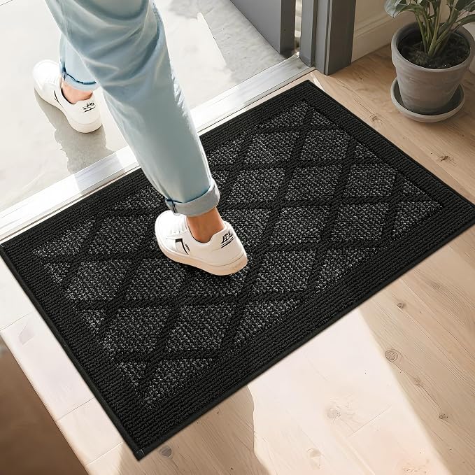 COSY HOMEER Non-Slip Door Mat 20"x32", Entryway Rugs Low Profile Absorbent Dirt - Image 9