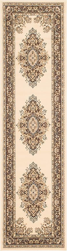 Unique Loom Reza Collection Traditional Persian Style Area Rug, 2 ft 7 in x 10 by UniqueLoom
