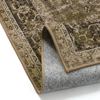 Entryway Area Rug 2x3 Brown Vintage Distressed Indoor Carpet Oriental Soft Thin - Image 9