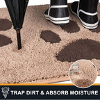 PURRUGS Dirt Trapping Door Mat 32" x 47", Non-Skid/Slip Machine Washable - Image 3