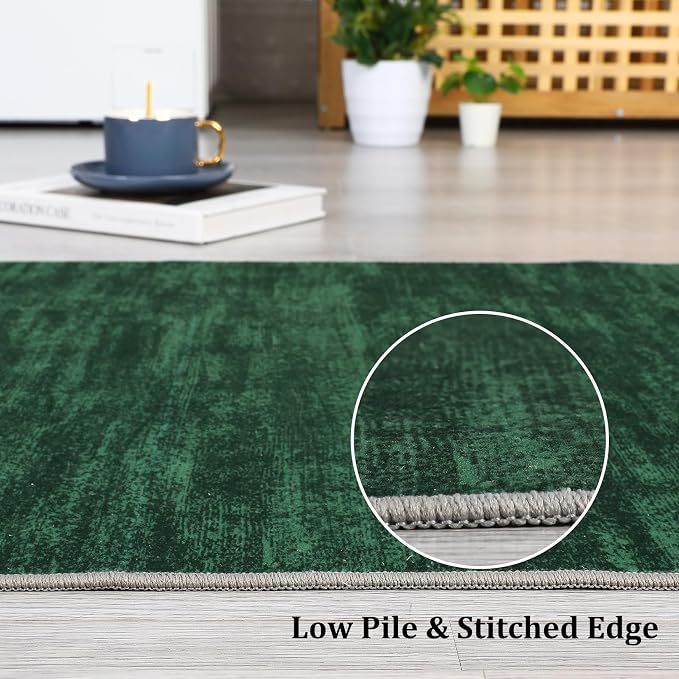 RUGSREAL 5x7 Living Room Area Rugs Modern Solid Color Area Rug Non-Slip Floor - Image 6