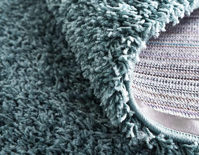 Unique Loom Solid Shag Collection Area Rug - Image 6