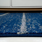 JONATHAN Y Williamsburg Minimalist Stripe Navy/Cream Indoor Area Rug, - Image 8