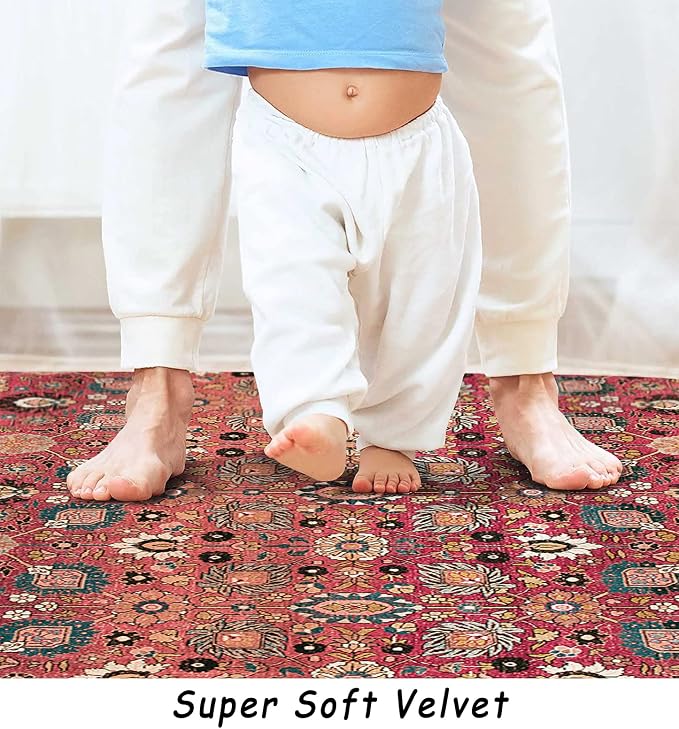 vivorug Washable Rug, Ultra Soft Area Rug 3x5, Non Slip Small Rug Carpet - Image 4