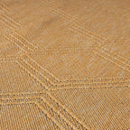 LUXE WEAVERS Modern Farmhouse Yellow 5x7 Washable Area Rug, Anti-Slip Diamond - Image 5