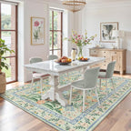 Lahome Machine Washable Area Rugs 8x10 Non Slip, Soft Boho Living Room Rugs - Image 7