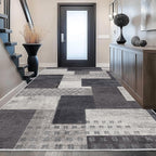 Modern Geometric Patchwork Indoor Area Rug - Image 4