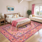 SERISSA Washable Rugs 8x10 Area Rugs, Large Non-Slip Boho Living Room Rug - Image 6