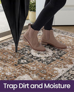 DEXI Area Rugs for Entryway 2x3, Washable Low Pile Vintage Traditional Entry - Image 3