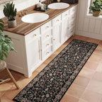 Rugcomf Vintage Paisley Kitchen Runner Rug 2'x6' - Image 4