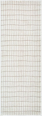 Livabliss x Our PNW Home Cascade Minimalist Striped Area Rug, Ivory/Light Brown - Image 3