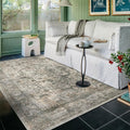 4x6 Machine Washable Area Rug for Living Room, Kids and Pets Friendly for by GERUIMO