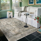 4x6 Machine Washable Area Rug for Living Room, Kids and Pets Friendly for by GERUIMO
