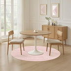 Nakagishi Round Rug Kitchen Washable Rugs: 5x5 Non-Slip Boho Soft Modern Stain - Image 6