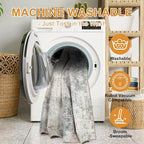 WILLSUN Washable Area Rugs, 2x6 Non-Slip Boho Area Rugs - Image 5