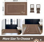 BEQHAUSE Dog Door Mat for Muddy Paws 36"x60" Dirt Trapper Absorbent Doormat Non - Image 2