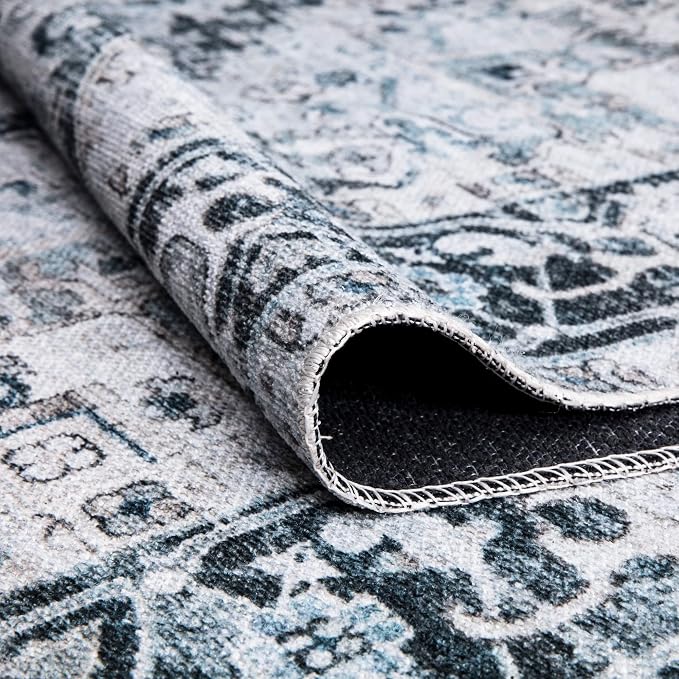 Bloom Rugs Caria Washable Non-Slip 4x6 Rug - Image 4