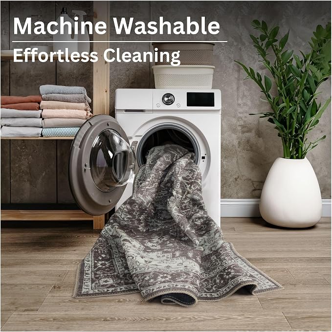 Bloom Rugs Washable Non-Slip 4' x 6' Rug - Image 9
