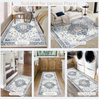 Enkor Runner Rug for Hallway, 2x10 Washable Soft Non Slip Floor Rugs for Kitchen - Image 7