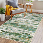 3x5 Modern Abstract Area Rug for Entryway, Low-Pile Door Mat Indoor for Living - Image 3