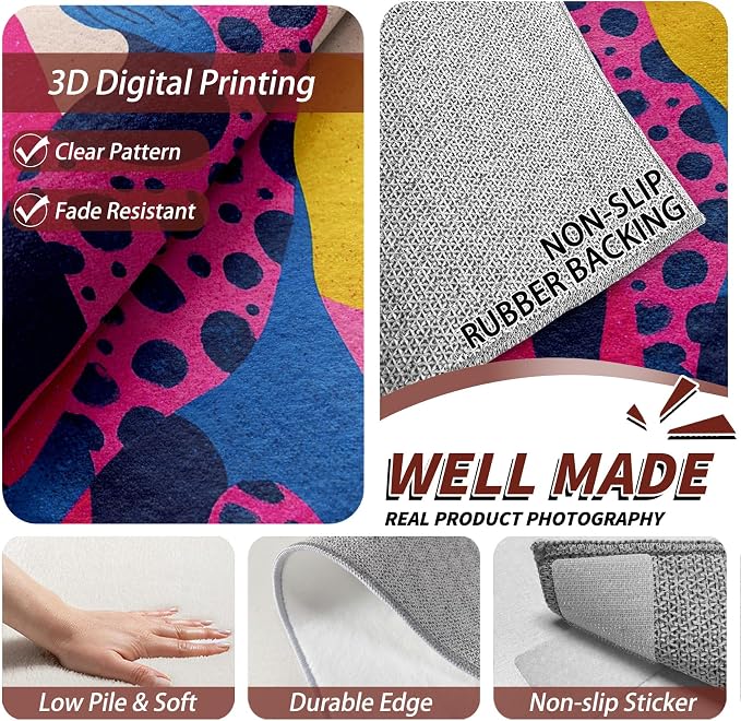Leopard Washable Rugs - Image 5