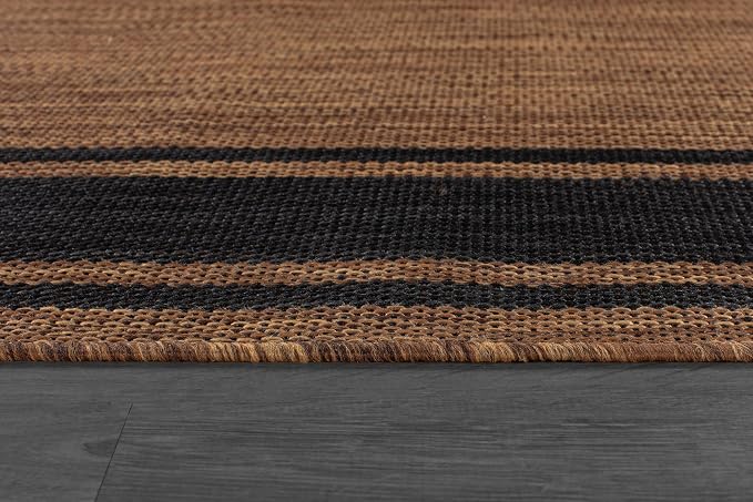 Beverly Rug Large Outdoor Rug 10x14 Modern Bordered Area Rugs - Image 6