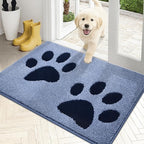 PURRUGS Dirt Trapping Door mat 20" x 31.5", Non-Skid/Slip Machine Washable by PURRUGS