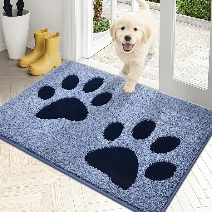 PURRUGS Dirt Trapping Door mat 20" x 31.5", Non-Skid/Slip Machine Washable by PURRUGS