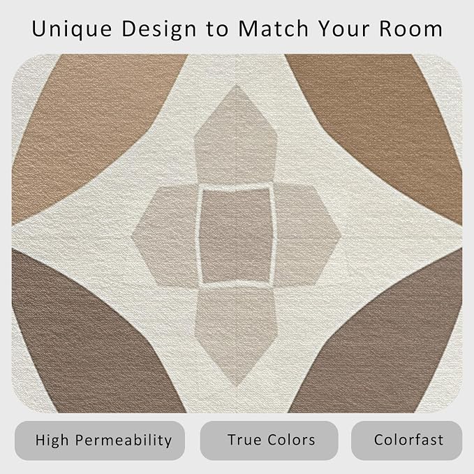Geometric Rug, Washable 3x5 Rug - Image 6
