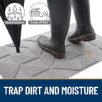 OLANLY Door Mats Indoor, Dirt Resist, Entrance Washable Mat, Low-Profile Inside - Image 4