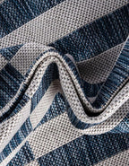 Unique Loom Outdoor Striped Collection Area Rug - Image 7