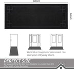 BEQHAUSE Door Mat 24" x 60", Non-Slip Door Mats Indoor Entryway Rugs Washable - Image 2
