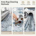 2x3 Abstract Washable Rugs for Kitchen, Powder Room Small Area Rug Non-Slip - Image 5